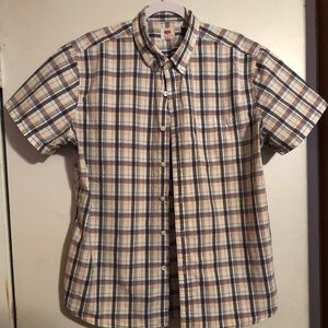 Levi’s S/S plaid shirt